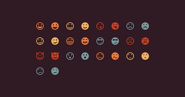 26 Simplistic Happy Sad Emoticons Pack PSD web unique ui elements ui stylish set sad quality psd pack original new modern interface icons hi-res HD happy fresh free download free face emotions emoticons elements download detailed design creative confused clean angry   