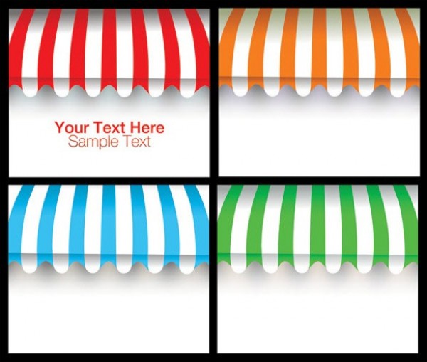 Striped Colorful Awning Vector Background web vector unique ui elements stylish striped quality original new illustrator high quality hi-res HD graphic fresh free download free download design creative colorful canopy background awning advertising   