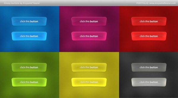 Cool Shape Glowing Buttons Pack PSD web unique ui elements ui stylish simple Shape quality original normal new modern interface hover hi-res HD glowing fresh free download free elements download detailed design creative colors clean buttons   