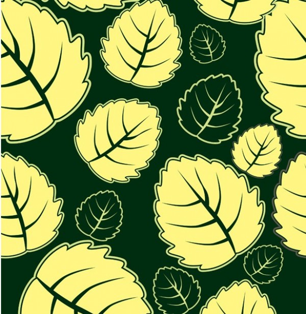Bold Leaf Pattern Seamless Vector Background web vector unique ui elements stylish simple seamless quality pattern original new leaves leaf interface illustrator high quality hi-res HD hand drawn graphic fresh free download free elements download detailed design creative background   