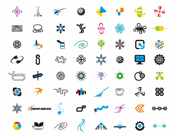 64 Vector Logo Logotype Elements Pack vector symbols shapes set pack logotypes logos logo elements free elements   