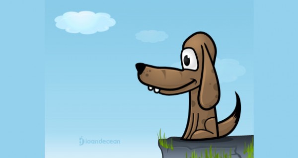 Puppy Dog Vector Illustration web vectors vector graphic vector unique ultimate ui elements quality puppy pup psd png photoshop pack original new modern jpg illustrator illustration ico icns high quality hi-def HD fresh free vectors free download free elements download doggie dog design creative cartoon dog Animal ai   