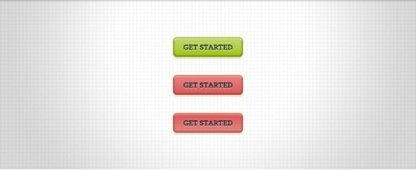 Green Red Web UI Buttons Set PSD web unique ui elements ui stylish states simple red button red quality original new modern interface hi-res HD green button green fresh free download free elements download detailed design creative clean button active   