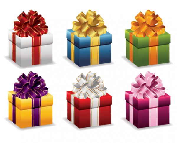 Colorful Gift Boxes Bow and Ribbons wrapped box wrap web vectors vector graphic vector unique ultimate ribbons quality present photoshop pack original new modern illustrator illustration icon high quality gift box gift fresh free vectors free download free download design creative box bow ai   