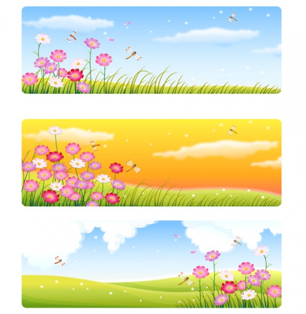 3 Dragonfly Flower Vector Landscapes web vectors vector graphic vector unique ultimate ui elements summer day quality psd png photoshop pack original new modern landscapes jpg illustrator illustration ico icns high quality hi-def HD fresh free vectors free download free flowers fields elements dragonfly dragonflies download design creative cloud background ai   