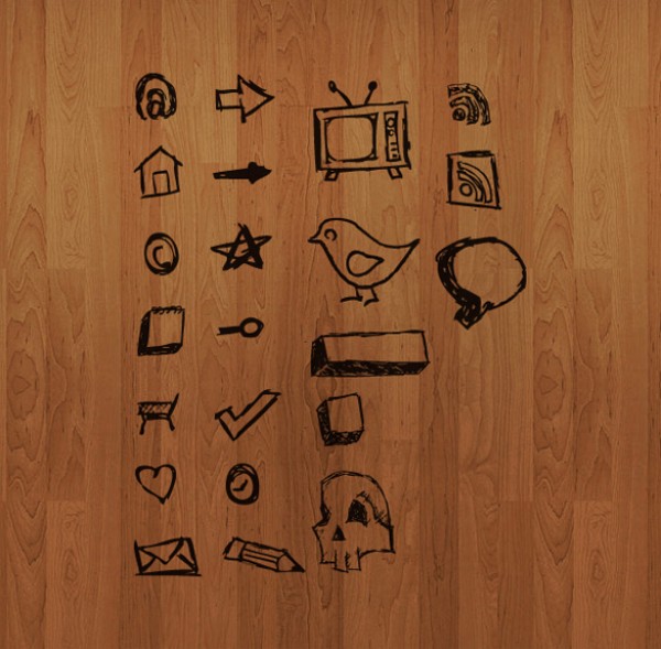 22 Hand Drawn Vector Icons vectors vector graphic vector unique rss quality photoshop pack original modern illustrator illustration icons high quality hand drawn fresh free vectors free download free email envelope download creative copyright icons ai   