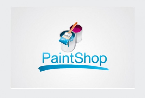 Paint Shop Business Vector Logo web vectors vector graphic vector unique ultimate ui elements stylish simple quality psd png photoshop paintbrush paint store paint shop paint logo paint can paint pack original new modern logo jpg interface illustrator illustration ico icns high quality high detail hi-res HD GIF fresh free vectors free download free elements download detailed design creative clean business ai   