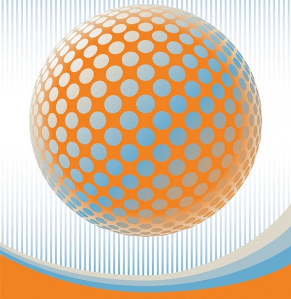 Dotted Ball with Stripes Abstract Background web wave vector unique ui elements stylish stripes striped quality original new jpg interface illustrator high quality hi-res HD graphic globe futuristic fresh free download free eps elements download dotted dots detailed design creative ball background abstract   