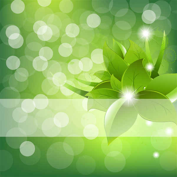 Green Bokeh Abstract  Leaves Background vector nature leaves green free download free eco friendly bubbles bokeh background abstract   
