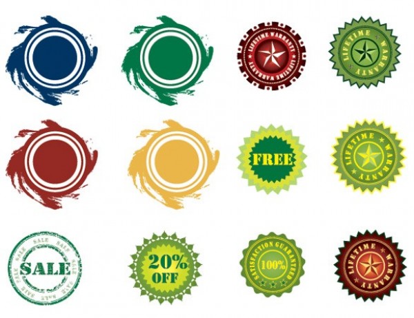 12 Stylish Web UI Sale Stickers Vector Set web vector unique ui elements stylish stickers set satisfaction guaranteed sales sale round quality original new lifetime warranty interface illustrator high quality hi-res HD graphic fresh free download free elements download detailed design creative badge   