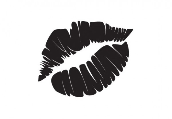 Lips Mark Kiss Vector Illustration web vector unique ui elements stylish quality original new mark lips Kiss interface illustrator illustration high quality hi-res HD graphic fresh free download free eps elements download detailed design creative cdr ai   
