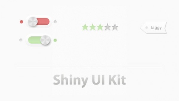 Light Shiny Web UI Elements Kit PSD web unique ui set ui kit ui elements ui tag switch stylish star rating shiny set quality psd original on/off toggle switch new modern light kit interface hi-res HD fresh free download free elements download detailed design creative clean   