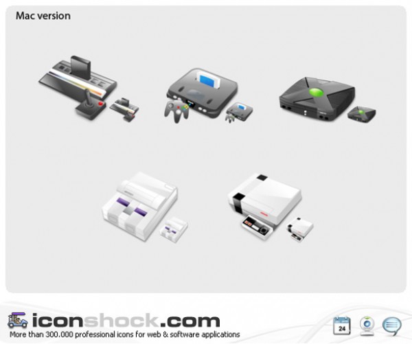 10 Games Consoles Mac Web Icons web vectors vector graphic vector unique ultimate quality photoshop pack os icons original older consoles nintendo new modern mac os x mac os illustrator illustration icons icon high quality games fresh free vectors free download free download detailed design creative console ai   