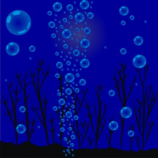 Blue Underwater Bubbles Abstract Vector Background web vector unique underwater ui elements stylish seaweed quality original new interface illustrator high quality hi-res HD graphic fresh free download free eps elements download detailed design deep creative cdr bubbles blue background ai abstract   