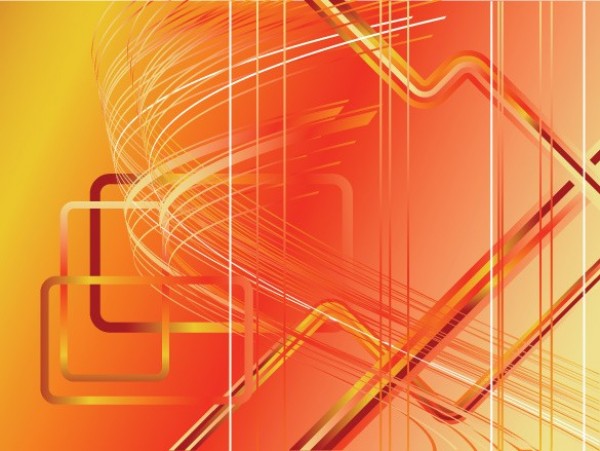 Orange Geometric Lines Abstract Vector Background vector unique swirls stylish red original orange illustrator high quality graphic geometric futuristic free download free download creative background abstract   