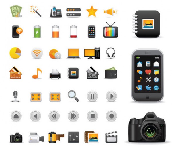45 Beautiful and practical icon vector 9482 vector tv rainbow practical photo phones music money interesting inhouse icon pack house free icons electronics cd camera beautiful   