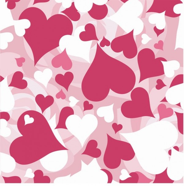 Pink Hearts Seamless Pattern Vector Background white web vector valentines unique stylish seamless quality pink pattern original illustrator high quality hearts graphic fresh free download free eps download design creative background abstract   