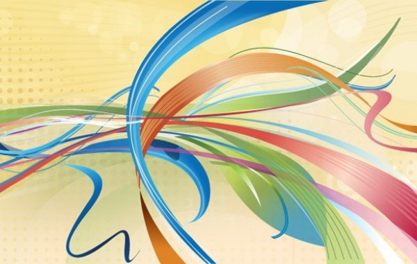 Colorful Wavy Ribbon Party Abstract Background web wavy waves vector unique stylish ribbons quality party original illustrator high quality graphic fresh free download free festive download design creative colorful background ai abstract   