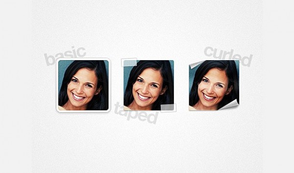 3 Simple Avatar Photo Presets PSD web unique ui elements ui taped stylish set quality psd profile preset photo original new modern interface hi-res HD fresh free download free frame elements download detailed design curled creative clean avatar preset avatar   
