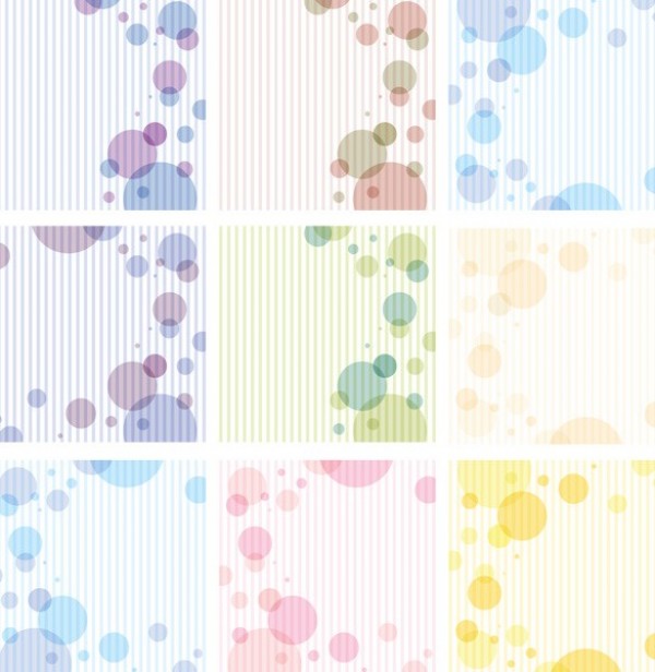 9 Soft Circles Striped Vector Backgrounds Set web vertical unique ui elements ui stylish striped soft quality original new modern light interface hi-res HD fresh free download free elements download detailed design creative colors clean circles bubbles bokeh blue background ai abstract   