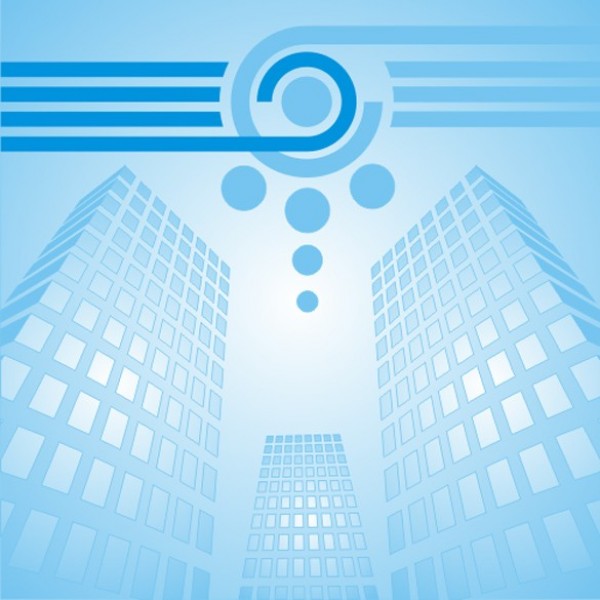 Blue Business Skyscraper Vector Background web vector unique ui elements stylish skyscraper quality original new modern interface illustrator highrise high rise building high rise high quality hi-res HD graphic fresh free download free eps elements download detailed design creative cdr business building blue background ai abstract   