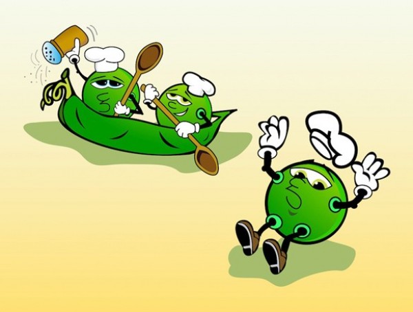 Green Peas Cooking Cartoon Vector Tasty spoon Slip Salt Shaker salt Peas pea hat Grumpy funny food Fall cute cooks cooking cartoon cooking cook vector cook Comic chef character cartoon ai   