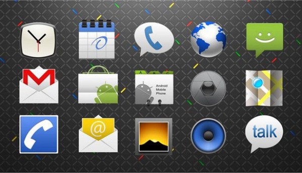 Custom Android Application Icons Set PNG web unique ui elements ui stylish simple set quality png original new modern interface icons hi-res HD fresh free download free elements download detailed design creative clean apps application android icons   