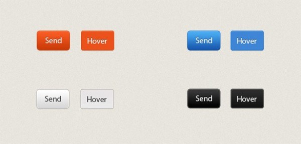 Simple Small Web UI Buttons with Hover PSD web unique ui elements ui stylish small simple quality original orange new modern interface hover hi-res HD grey gray fresh free download free elements download detailed design creative clean buttons blue black   