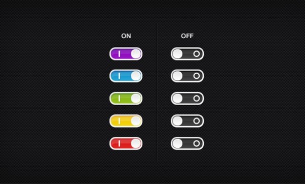 5 Simple Flat ON/OFF Web UI Switches Set PSD web unique ui elements ui toggle switches stylish slider switches set quality psd original on/off switches on/off buttons on off new modern interface hi-res HD fresh free download free elements download detailed design creative colors clean blue   