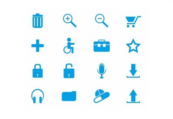 16 Simple Blue Web UI Icons Vector Set zoom out zoom in wheelchair web vector unlock unique ui elements trash can stylish simplistic simple shopping cart set quality original new microphone lock interface illustrator icons icon high quality hi-res headphones HD graphic fresh free download free folder elements download detailed design creative blue arrows   