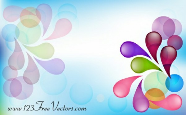 Colorful Drop Shapes Abstract Vector Background web vector unique ui elements stylish shapes quality original new interface illustrator high quality hi-res HD graphic fun fresh free download free eps elements Drops download detailed design creative colors blue balloon background abstract   