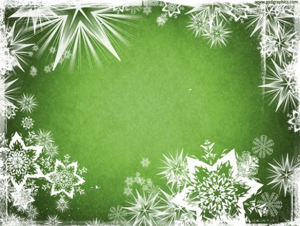 Winter Snowflakes Green Vector Background winter web unique ui elements ui stylish snowflakes snow quality original new modern jpg interface high resolution high res hi-res HD green fresh free download free frame elements download detailed design creative clean background abstract   