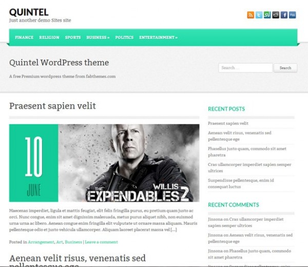 Quintel WordPress WP Magazine Website Template wp wordpress website webpage web unique ui elements ui template stylish site simplistic quintel quality php original new modern minimal magazine interface html hi-res HD fresh free download free elements download detailed design css creative clean   