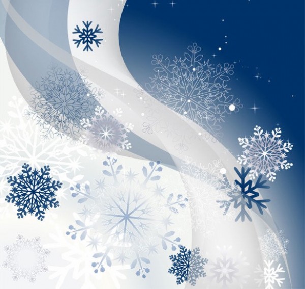 Winter Wave Abstract Vector Background wintertime winter white web vector unique stylish snowflake snow quality original illustrator high quality graphic fresh free download free download design creative blue background abstract   