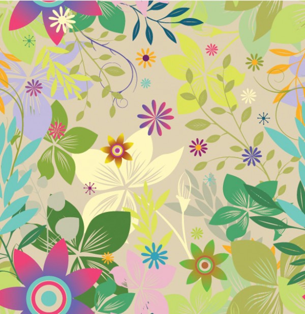 Spring Flowers Seamless Background web vectors vector graphic vector unique ultimate quality photoshop pattern pack original new nature modern meadow illustrator illustration high quality fresh free vectors free download free flowers floral download design creative background ai   