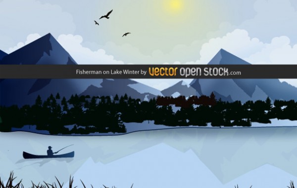 Fisherman Lake Mountain Vector Scene web vectors vector graphic vector unique ultimate ui elements stylish simple scene quality psd png photoshop pack original new mountain modern landscape lake. fisherman jpg interface illustrator illustration ico icns high quality high detail hi-res HD GIF fresh free vectors free download free fishing elements download detailed design creative clean boat background ai   