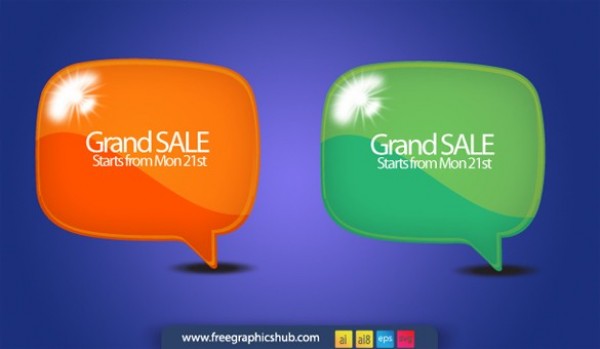 2 Colorful Shiny Grand Sale Bubble Label web vector unique ui elements svg stylish sticker shiny set sales bubble sales quality original orange new label interface illustrator high quality hi-res HD green graphic glossy fresh free download free eps elements download detailed design creative bubble shaped bubble ai   