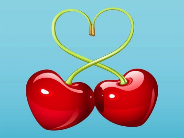 Juicy Red Cherry Love Hearts Illustration web Vector Cherries vector valentines Valentine unique ui elements sweet stylish Stems shiny Relationship red quality original new love interface illustrator high quality hi-res HD graphic glossy fruit fresh free download free elements download detailed design decorative decoration cute creative Cherry Vectors   