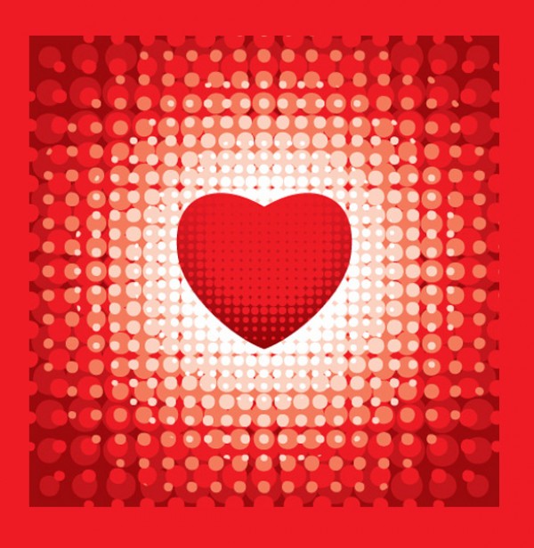 Bold Red Heart Vector Background vectors vector graphic vector Valentine unique red quality photoshop pattern pack original modern illustrator illustration high quality heart fresh free vectors free download free download creative circles background ai   