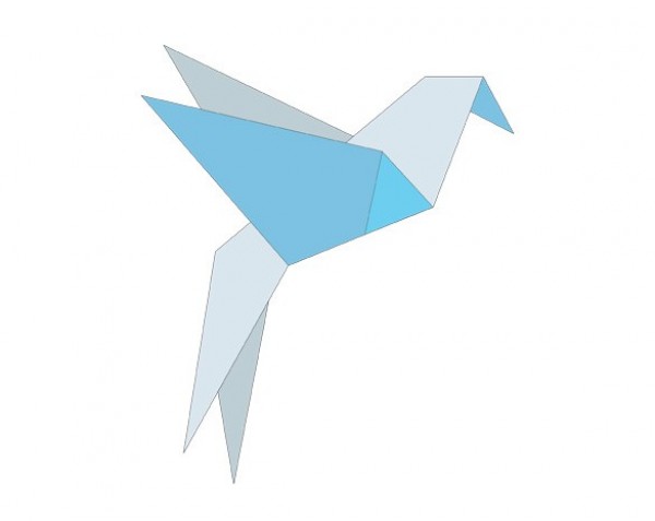 Exquisite Origami Bluebird Vector Graphic web vector unique ui elements stylish quality png paper bird paper original origami bird origami new interface illustrator high quality hi-res HD graphic fresh free download free folded eps elements download detailed design creative bluebird ai   