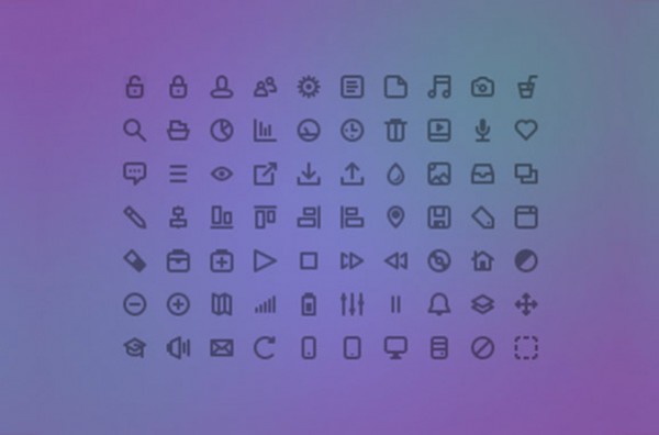 70 Freecons Mini Glyph Icons Pack ui elements set pictogram pack mini icons glyph freecons free download free download   