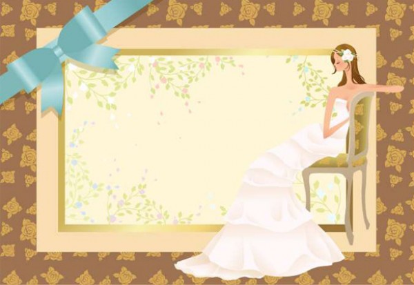 Wedding Vector Graphic white wedding dress wedding ribbon photoshop marriage illustrator free vectors free downloads flower floral eps dress cdr bridegroom bride bouquet ai   
