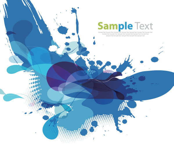 Abstract Blue Shapes Splatters Background vector splatter splash grunge free download free blue background art abstract   