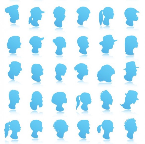 90 Face Profiles Avatar Vector Collection woman web vector unique ui elements stylish side profile set quality profiles original new man interface illustrator high quality hi-res HD graphic fresh free download free faces face profiles face eps elements download detailed design creative child avatars ai   