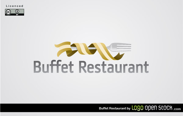 Restaurant Bistro Cafe Vector Logotype Logo vector ribbon restaurant logotype logo free fork fancy dining cafe buffet bistro   