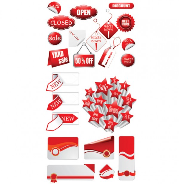 Discount supermarket with Labels Vector Pack supermarket signs shopping shop shadow red psd photoshop source files new labels icons free vectors free vector pack free downloads eps e-commerce discounts clean cdr cards badges ai 2.0   