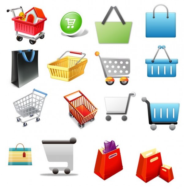 19 eCommerce Shopping Bag/Cart Icons Set web unique ui elements ui stylish simple shopping cart shopping basket shopping bag shopping quality original online store new modern interface icon hi-res HD fresh free download free elements ecommerce download detailed design creative clean cart basket bag   