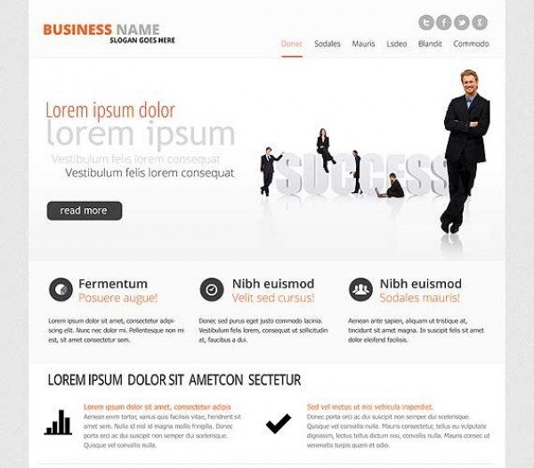business corporate website template website template corporate business   