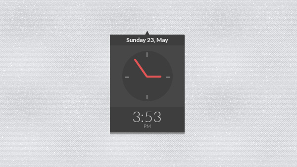 Minimal Flat Clock with Digital Time windows 8 icons web unique ui elements ui time stylish simple clock quality psd original new modern minimal metro interface icons hi-res HD fresh free download free flat elements download digital detailed design day date dark creative clock clean analog   