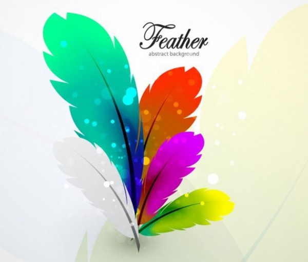 Colorful Feathers Abstract Vector Background web vector unique stylish quality original illustrator high quality graphic fresh free download free feathers download design creative colorful background abstract   